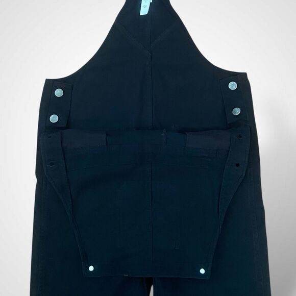 BP. Black Overall Shorts Bib Denim Girls Size 16 Romper Jumpsuit - Picture 3 of 11